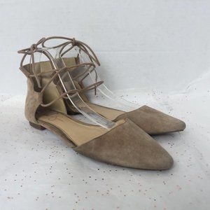 Jessica Simpson Zeena Tan Lace up Point toe - 10